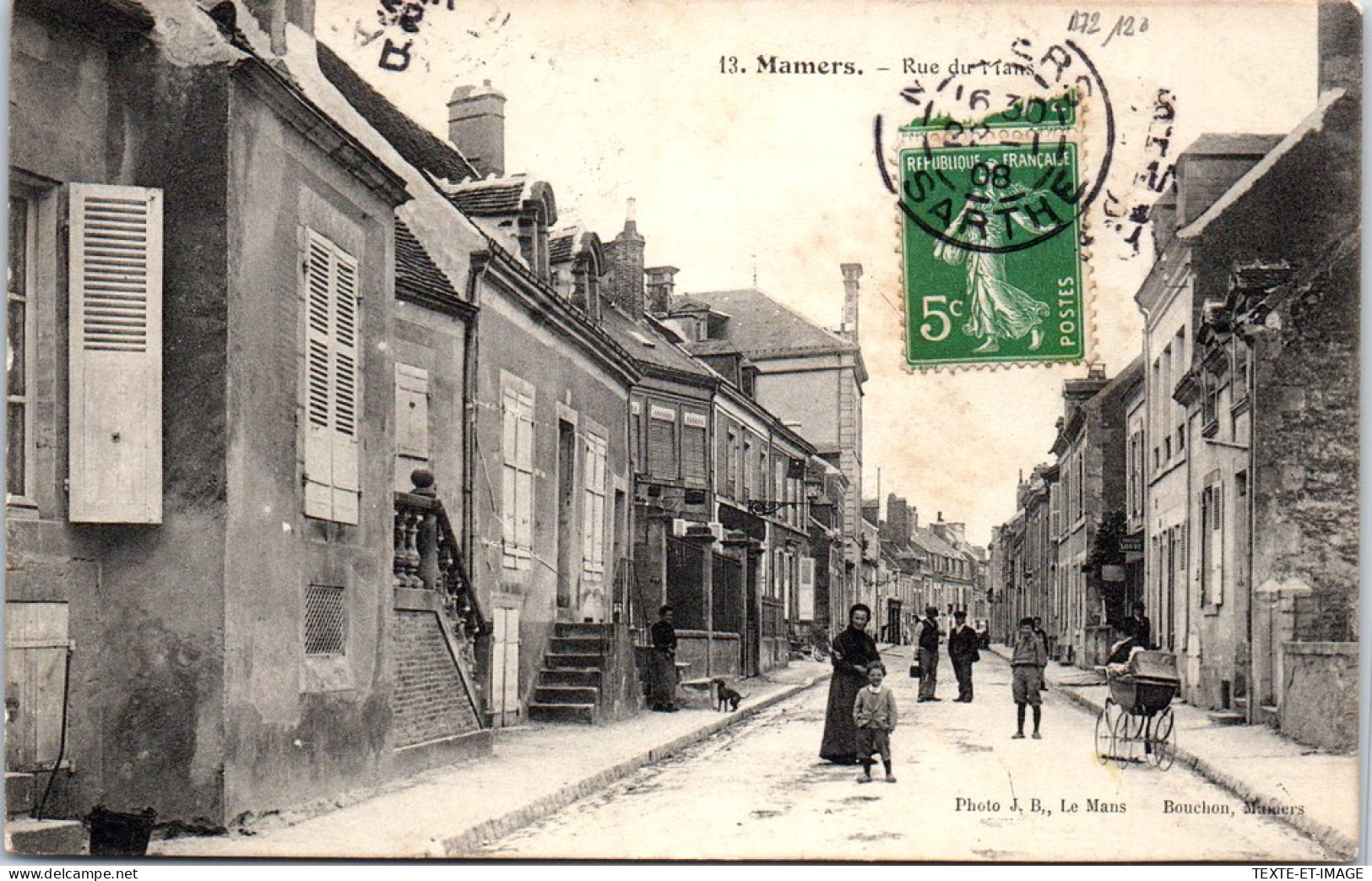 72 MAMERS - Rue Du Mans. - Mamers