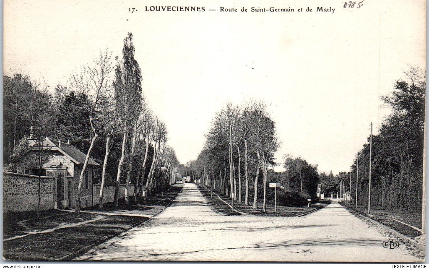 78 LOUVECIENNES - Route De Saint Germain Et De Marly  - Louveciennes