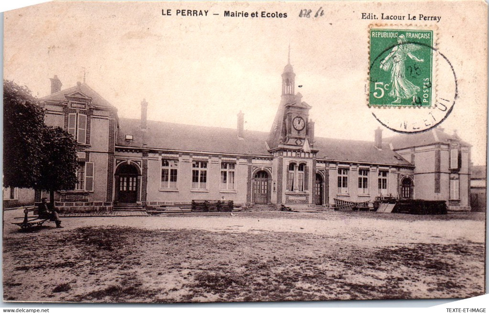 78 LE PERRAY - Facade De L'ecole Mairie  - Le Perray En Yvelines