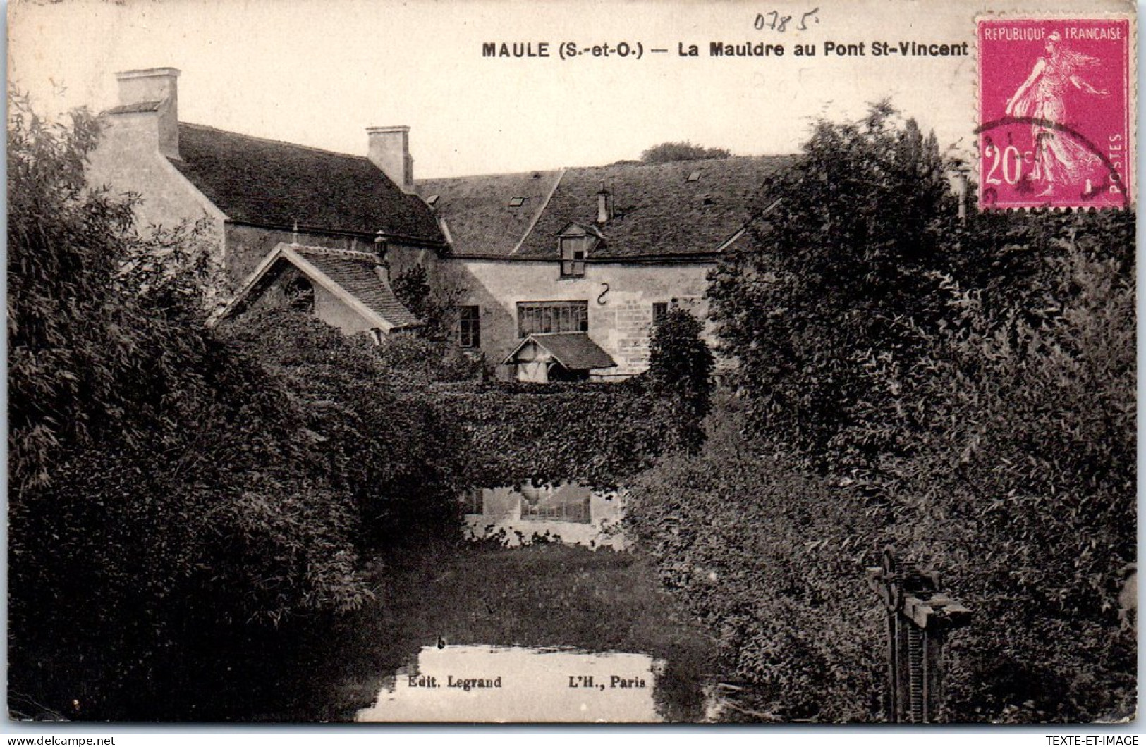78 MAULE - La Mauldre Au Pont Saint Vincent - Maule