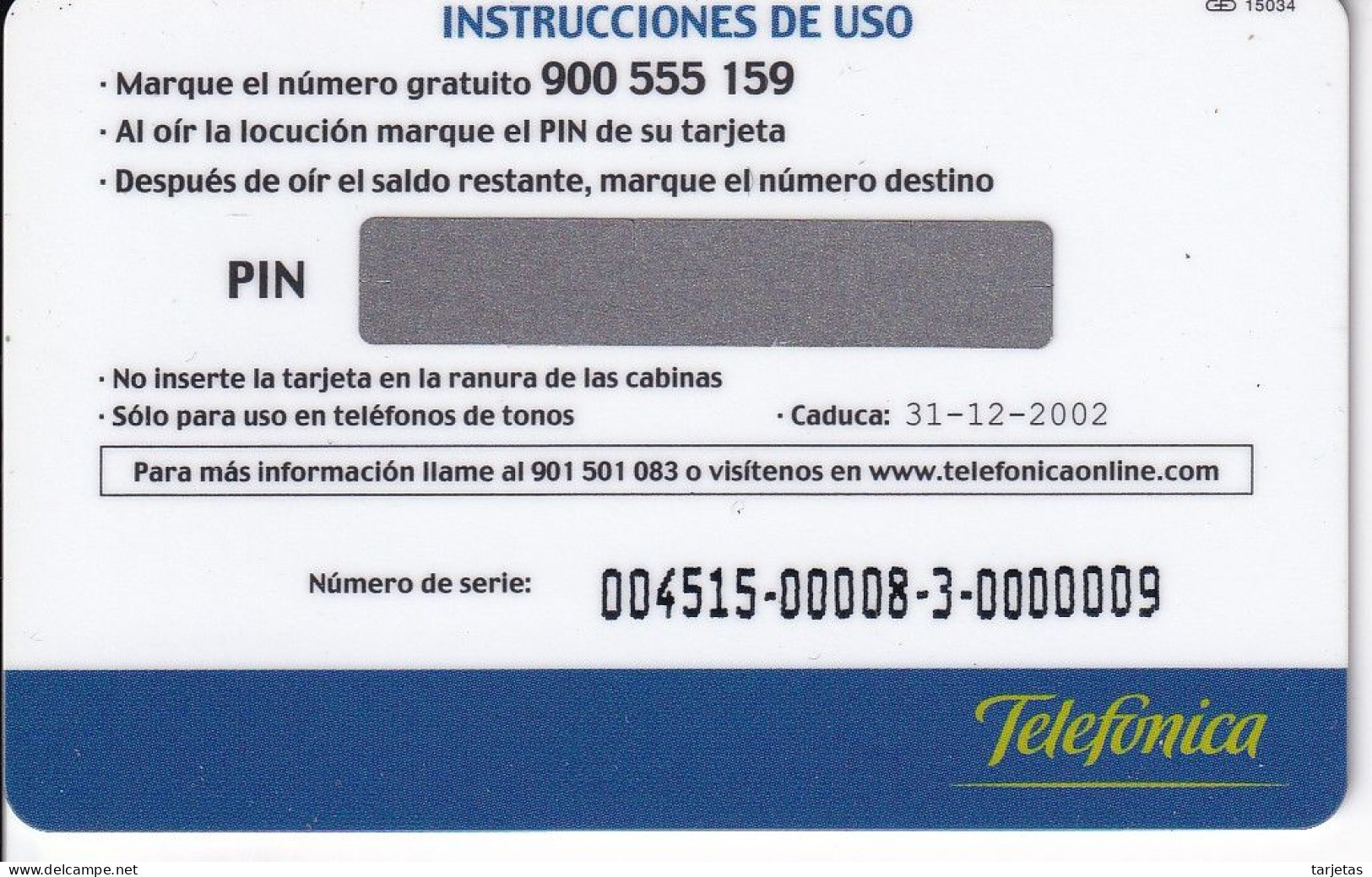 TARJETA DE ESPAÑA DE TELEFONICA V ENCUENTRO DEL CANAL INDIRECTO (NUEVA-MINT) - Telefonica