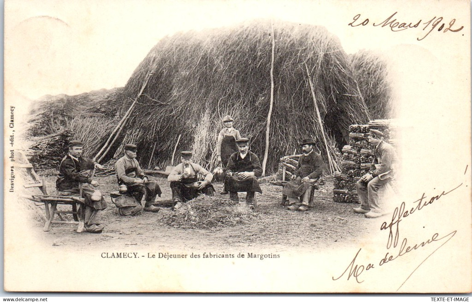 58 CLAMECY - Dejeuner Des Fabricants De Margotins  - Clamecy