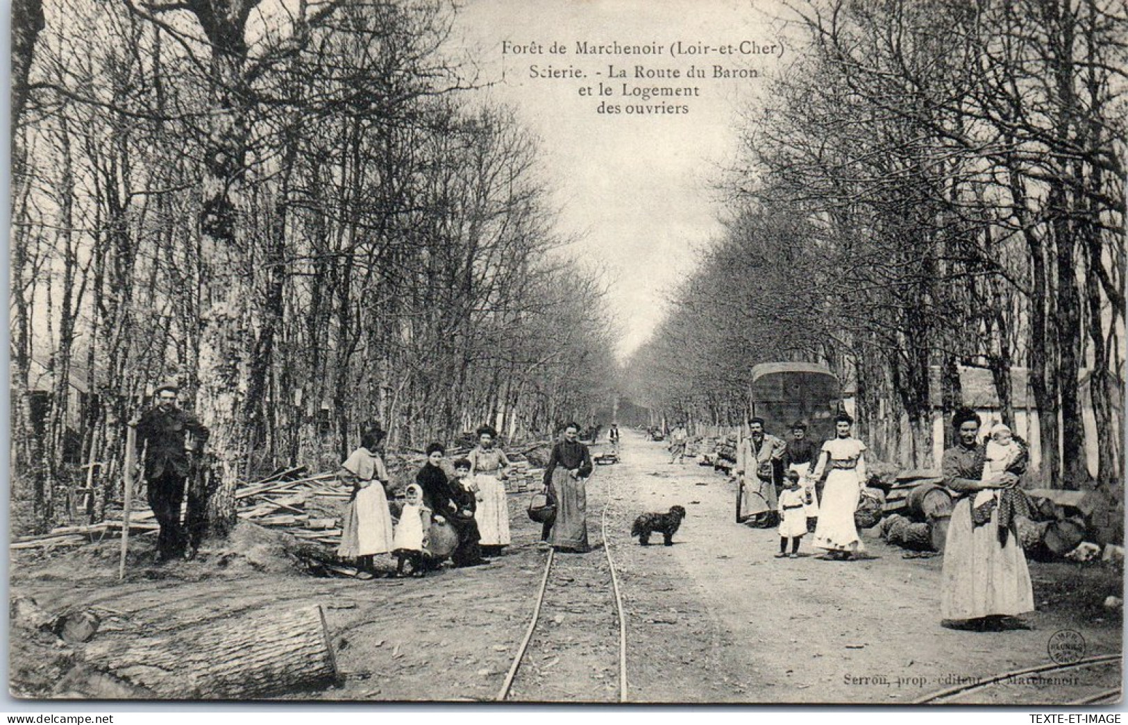 41 MARCHENOIR  - Scierie, La Route Du Baron, Logements - Marchenoir
