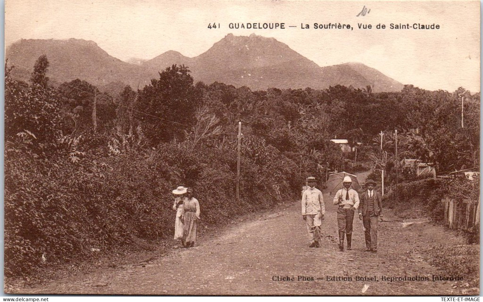 GUADELOUPE - La Soufriere, Vue De St Claude  - Sonstige & Ohne Zuordnung