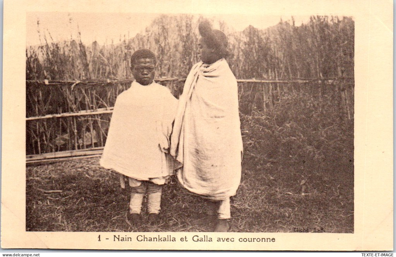 ETHIOPIE - Nain Chankalla Et Halla Avec Couronne  - Ethiopia
