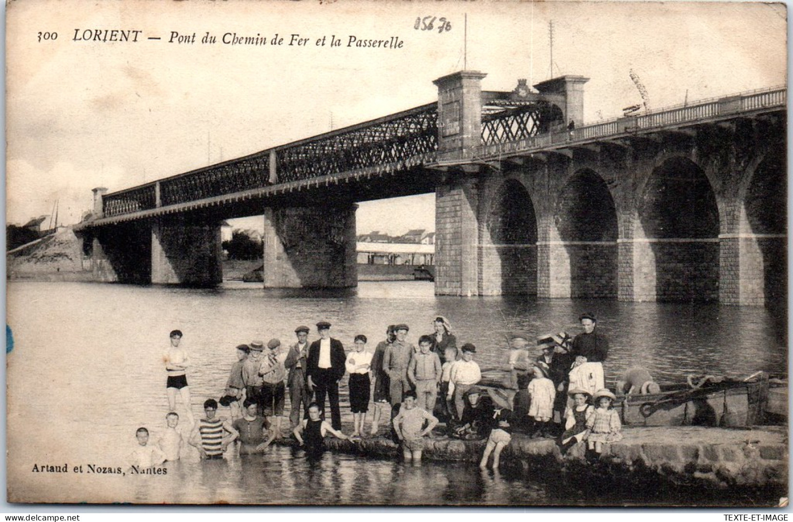 56 LORIENT - Pont Du Chemin De Fer Et La Passerelle  - Lorient