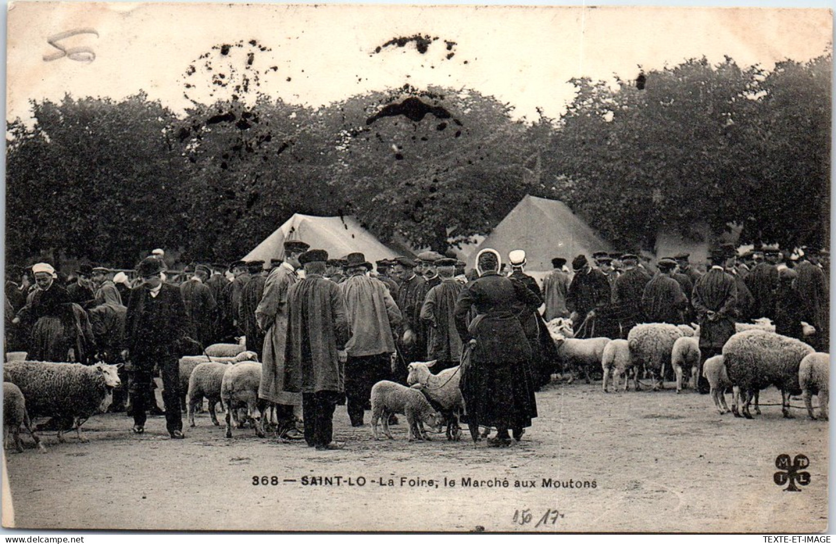 50 SAINT LO - La Foire, Le Marche Aux Moutons. - Saint Lo