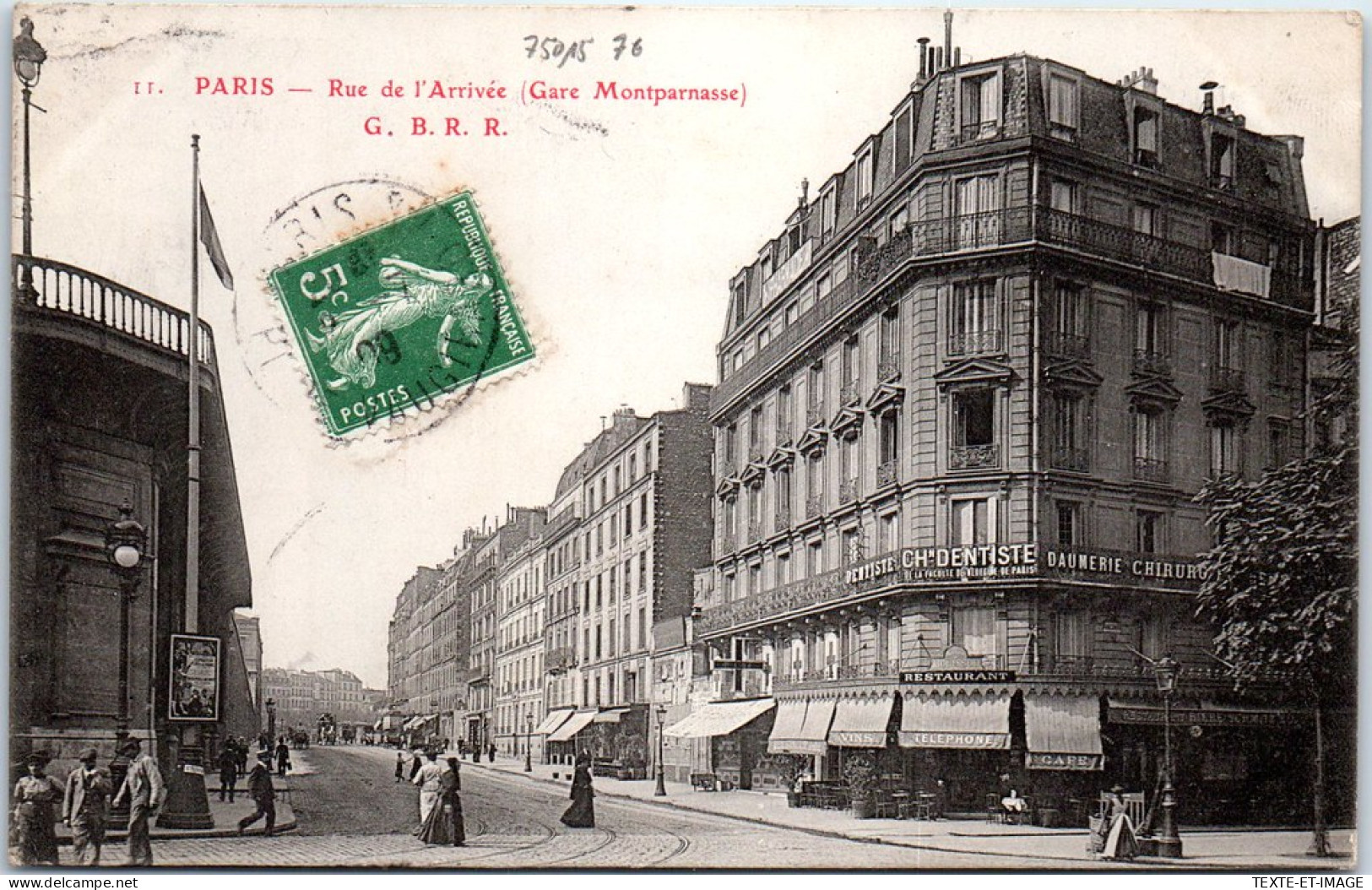 75015 PARIS - La Rue De L'arrivee. - District 15