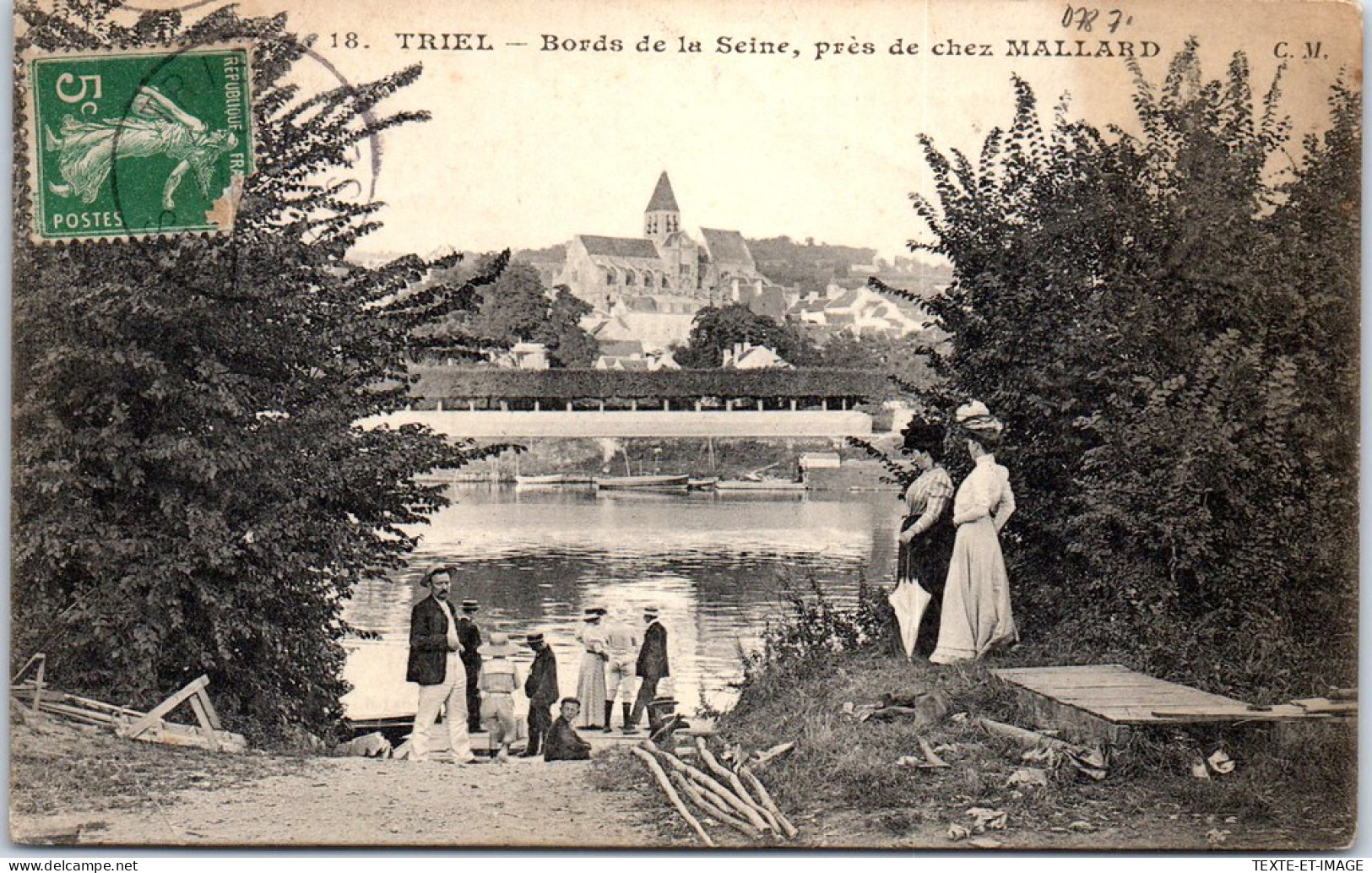 78 TRIEL - Bords De La Seine, Pres De Chez Mallard - Triel Sur Seine