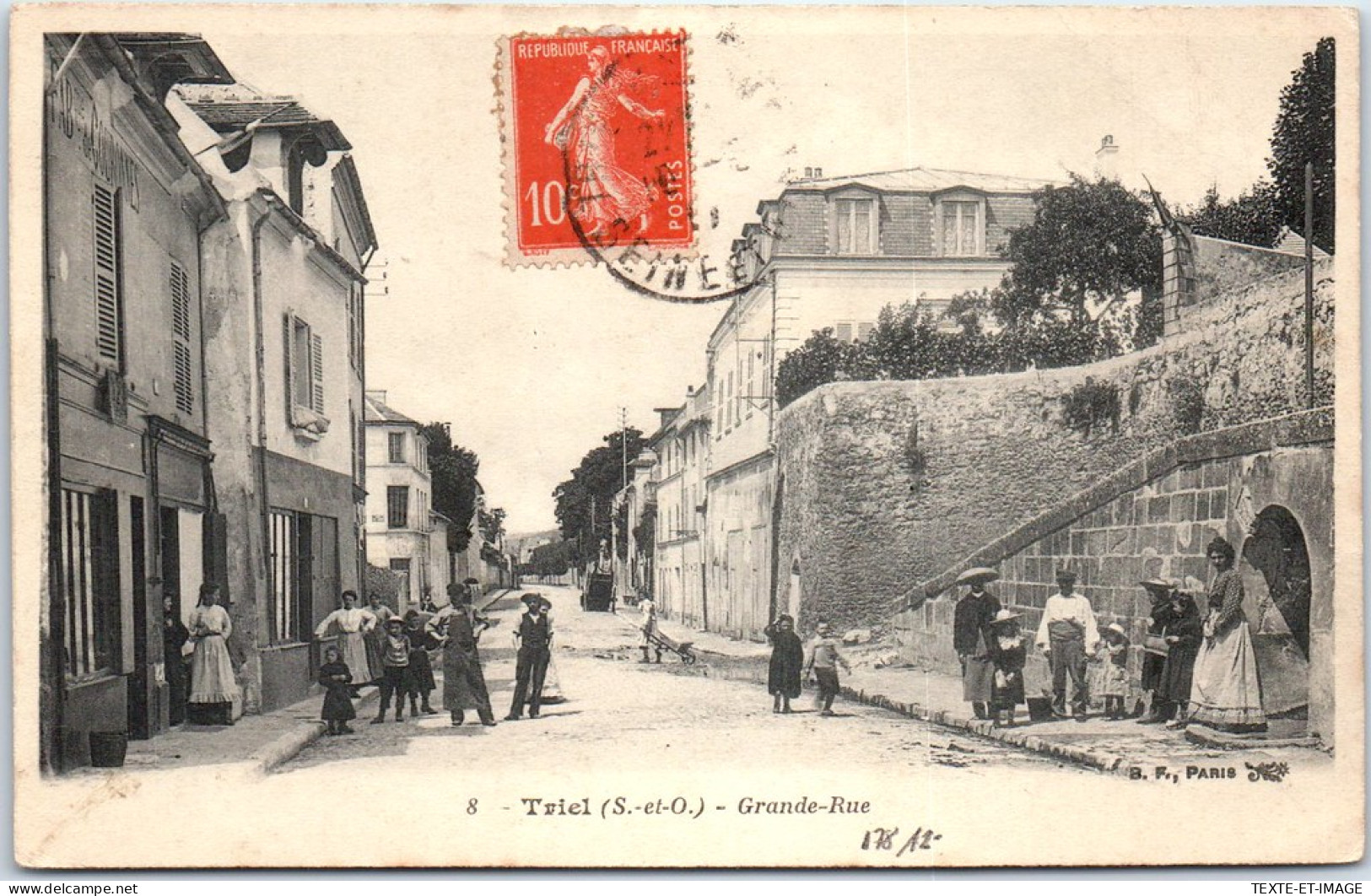 78 TRIEL - La Grande Rue. - Triel Sur Seine