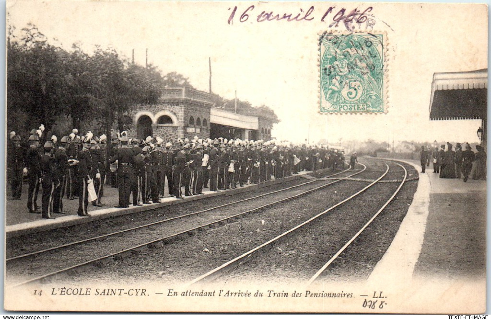 78 SAINT CYR - Arrivee Du Train Des Pensionnaires De L'ecole - St. Cyr L'Ecole