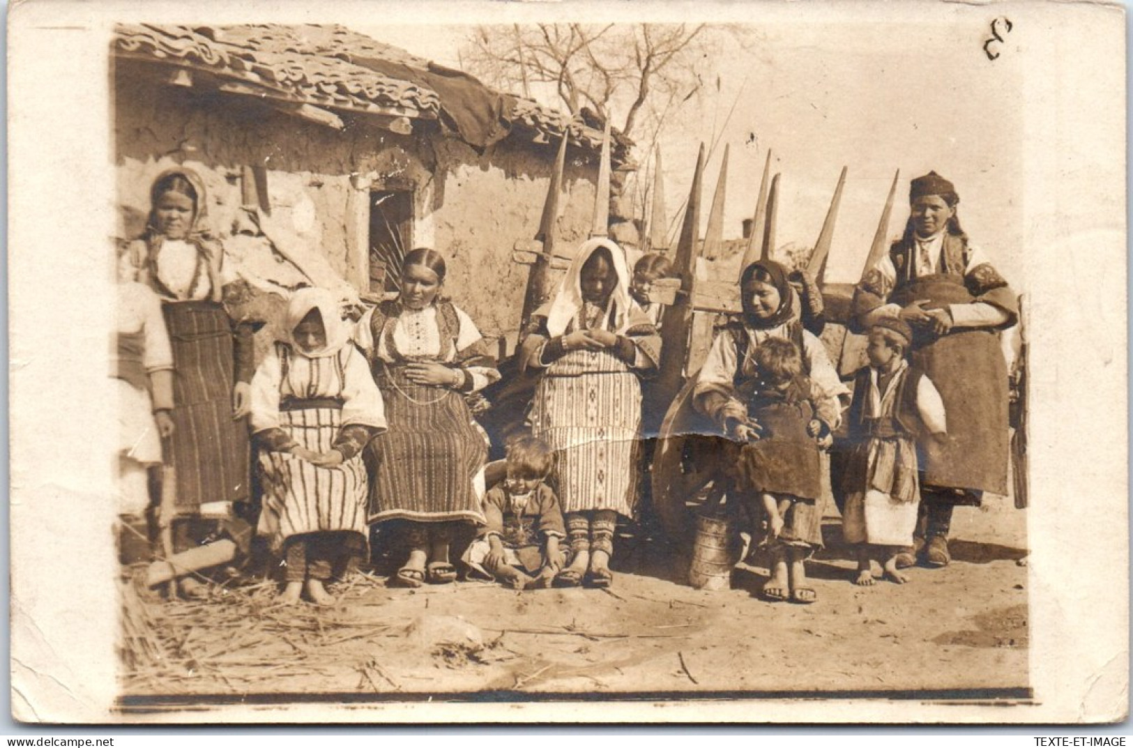 MACEDOINE - CARTE PHOTO - Groupe De Femme (1918) - North Macedonia