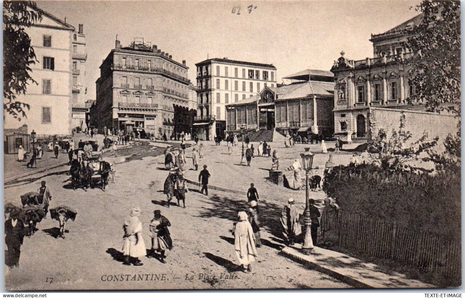 ALGERIE - CONSTANTINE - La Place Valee  - Constantine