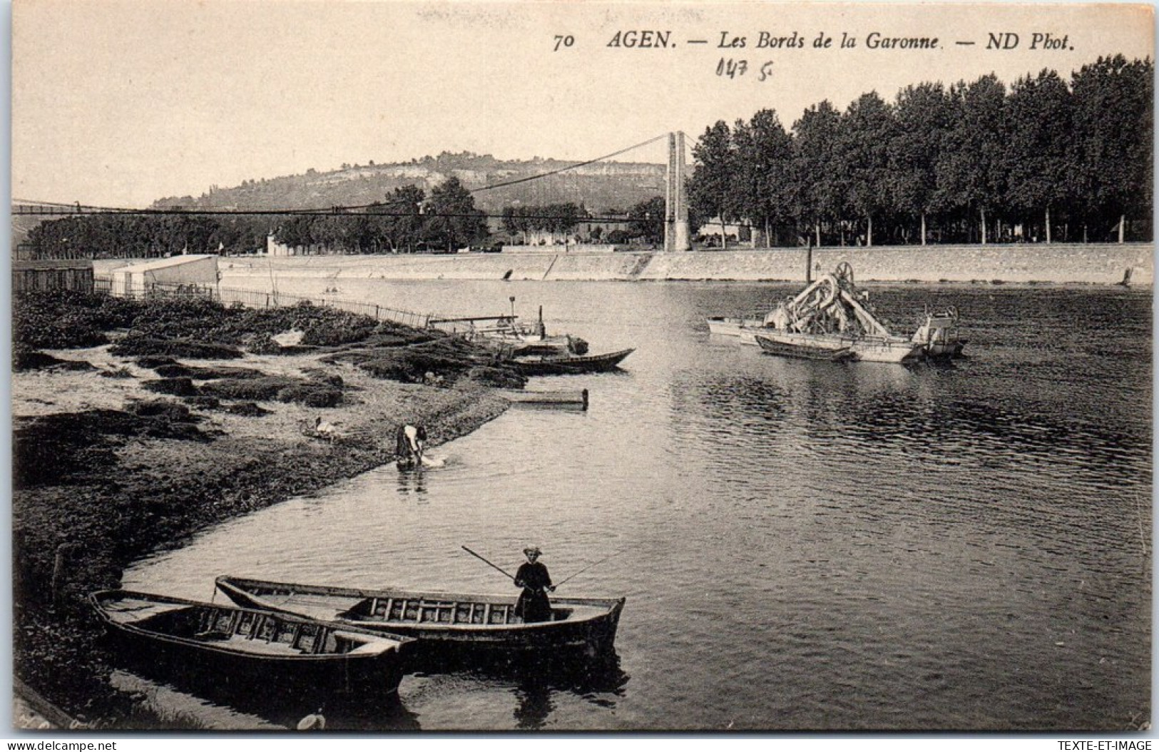 47 AGEN - Les Bords De La Garonne. - Agen