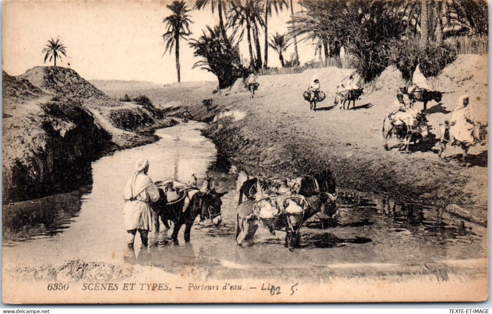 ALGERIE - Scenes Et Types - Porteurs D'eau  - Scene & Tipi