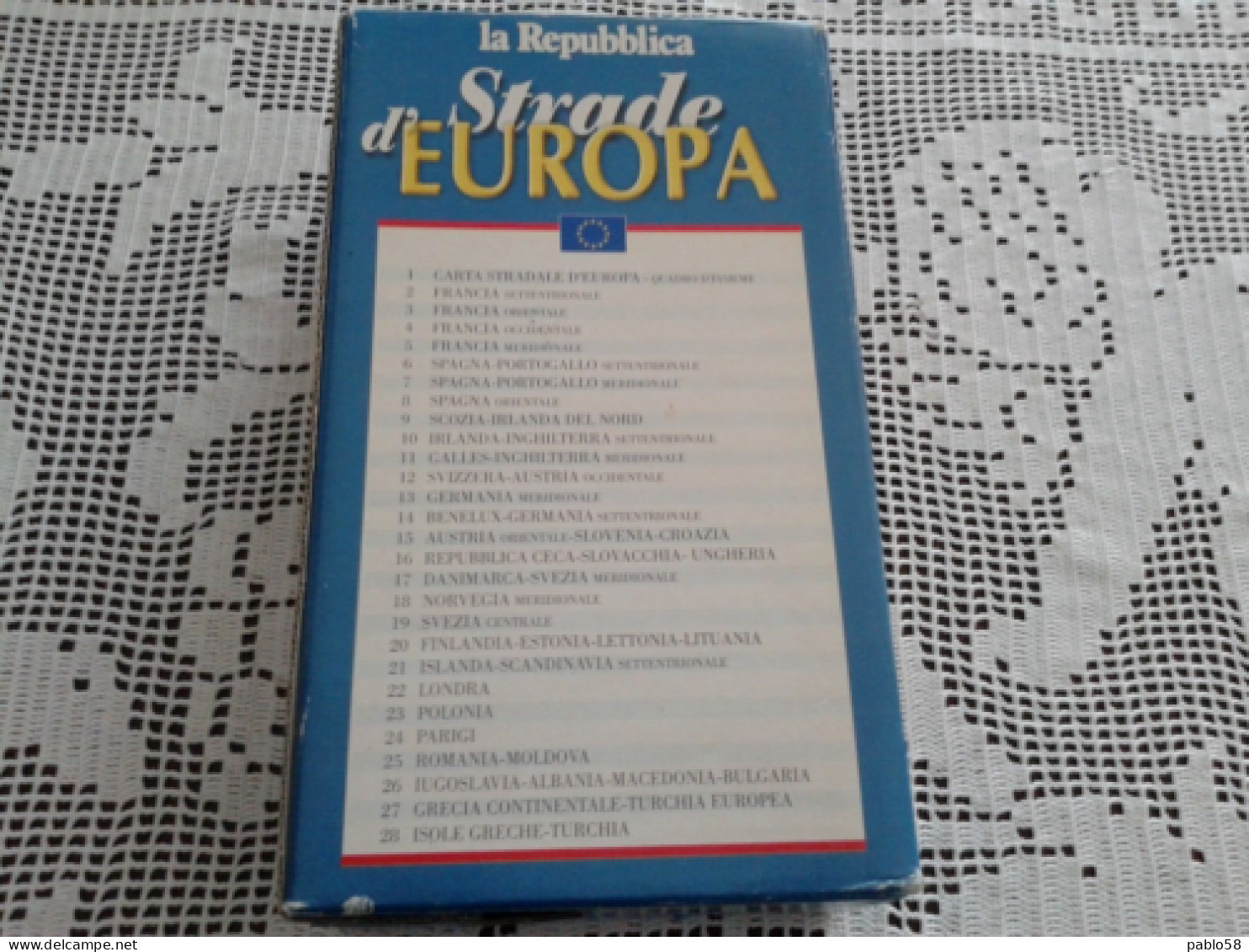 LA REPUBBLICA STRADE D'EUROPA - 28 CARTE STRADALI PAESI EUROPEI CON COFANETTO - Cartes Routières