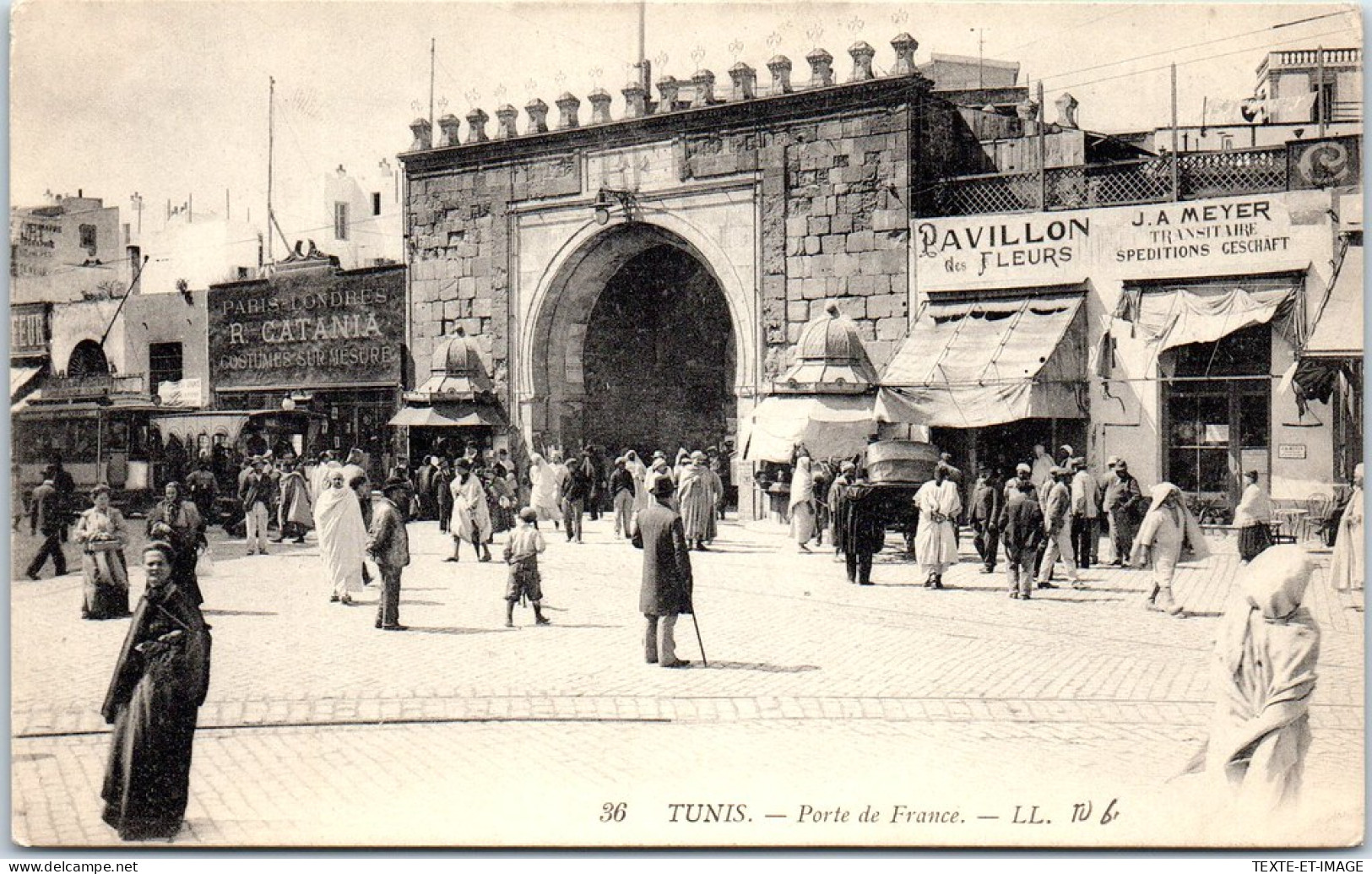 TUNISIE - TUNIS - La Porte De France. - Tunisia