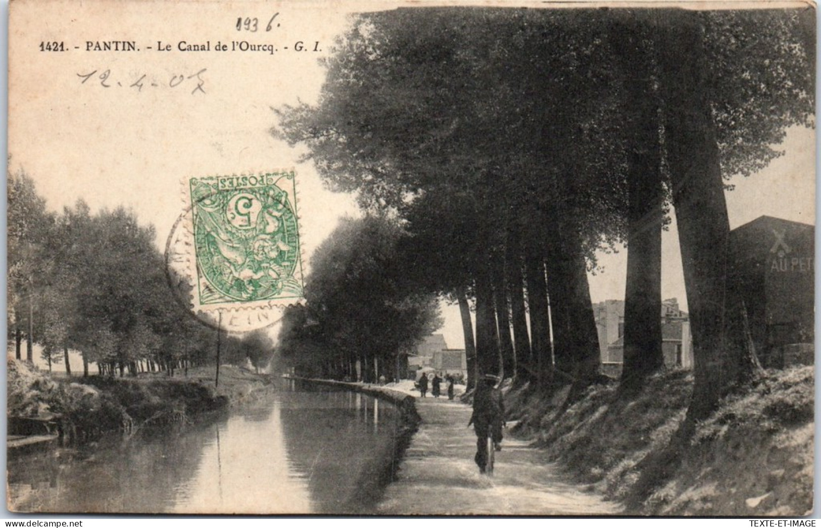 93 PANTIN - Le Canal De L'ourcq  - Pantin