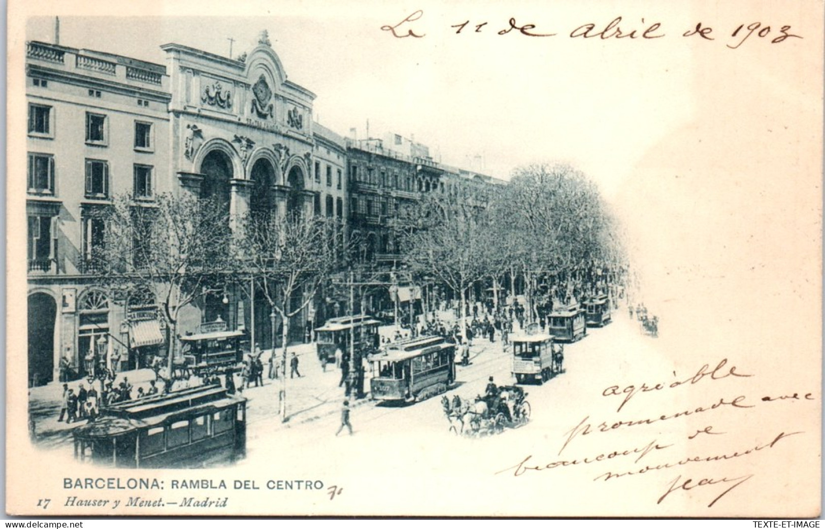Espagne - BARCELONA - Rembla Del Centro  - Other & Unclassified