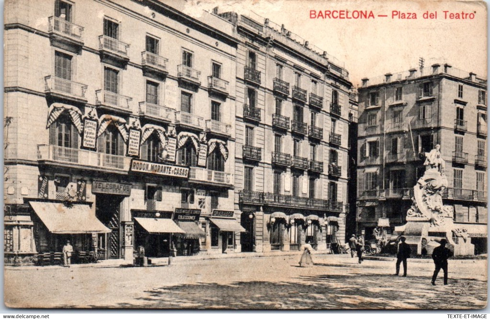 Espagne - BARCELONA - Plaza Del Teatro  - Other & Unclassified
