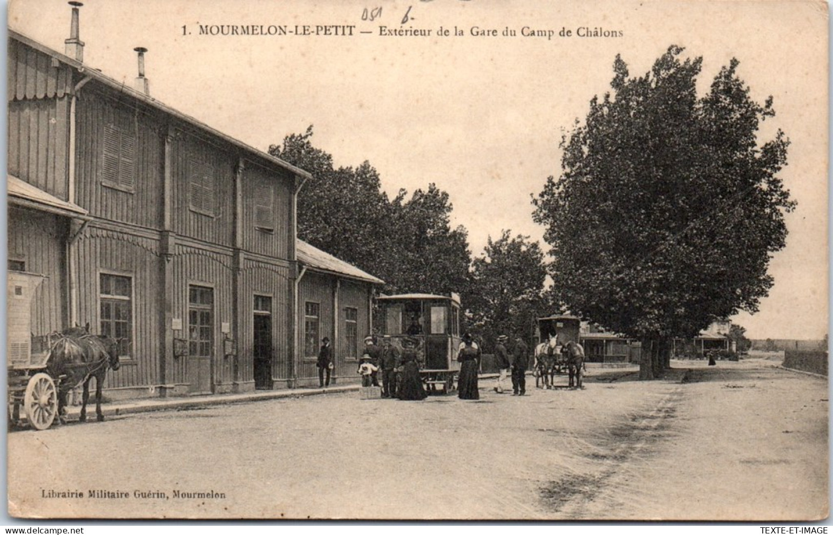 51 MOURMELON LE PETIT - Exterieur De La Gare Du Camp  - Mourmelon Le Grand