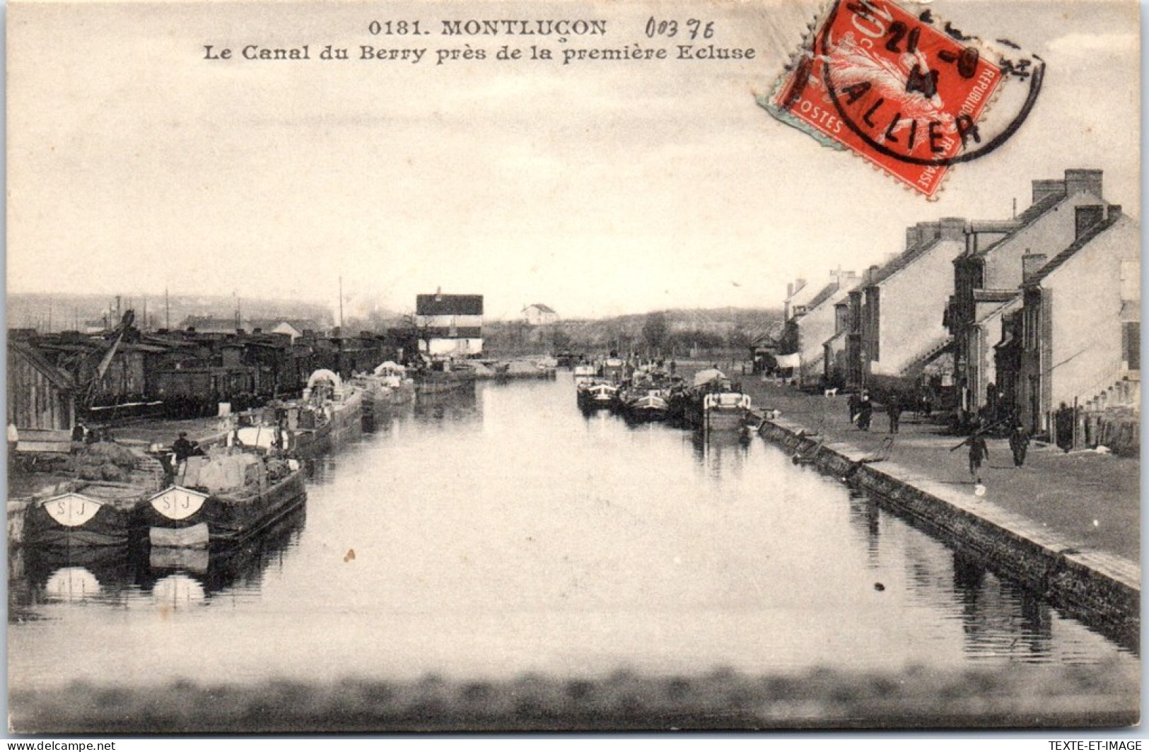 03 MONTLUCON - Le Canal Du Berry Pres La 1ere Ecluse  - Montlucon