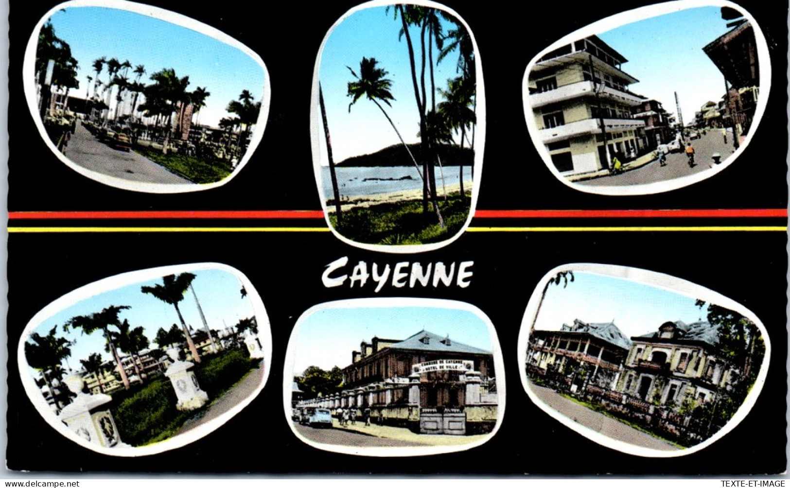 973 GUYANE - CAYENNE - Carte Souvenir. - Andere & Zonder Classificatie