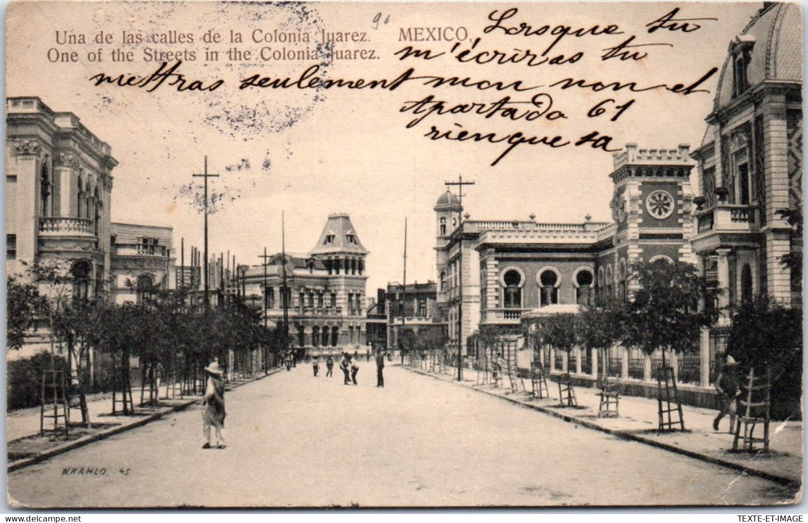 Mexique - MEXICO - Une Rue De La Colonia Juarez  - Mexico