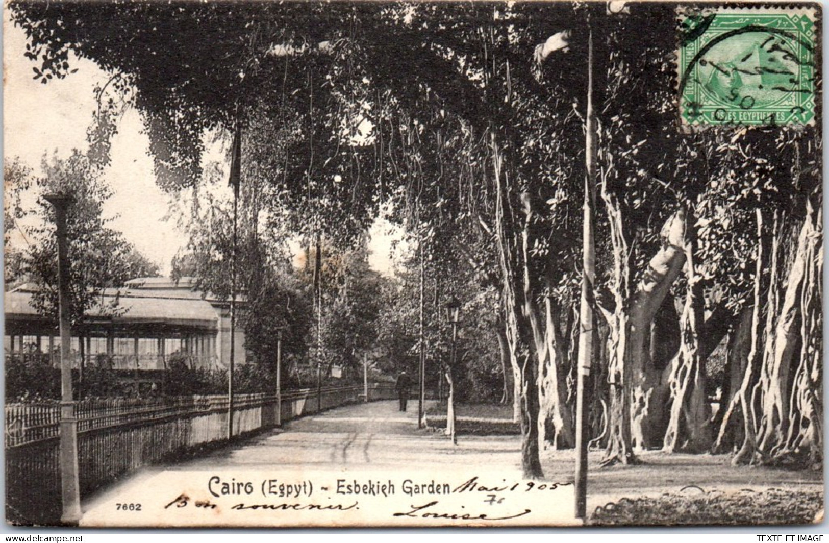 EGYPTE - LE CAIRE - Esbekieh Garden  - Other & Unclassified