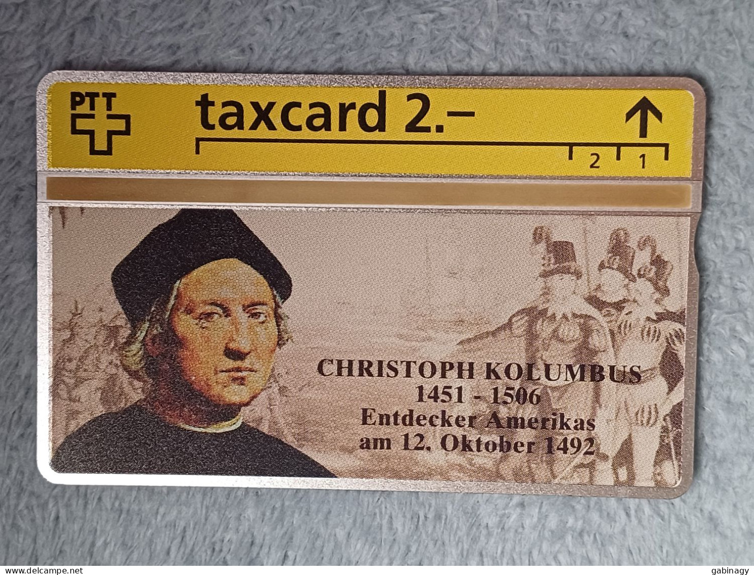 SWITZERLAND - K-93/034 - CHRISTOPHER KOLUMBUS - 1.000EX. - Schweiz