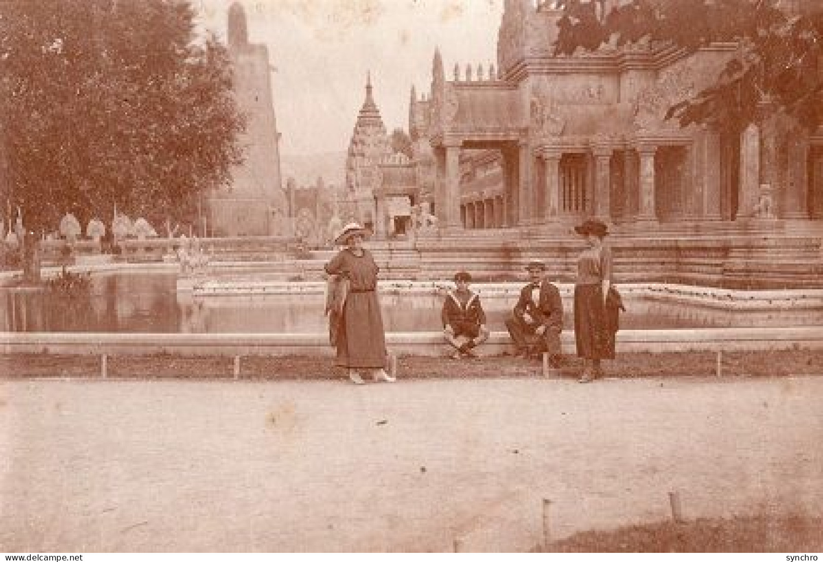 Photo  :  Exposition Coloniale ; Palais D'Angkor 1922 - Exposiciones Coloniales 1906 - 1922