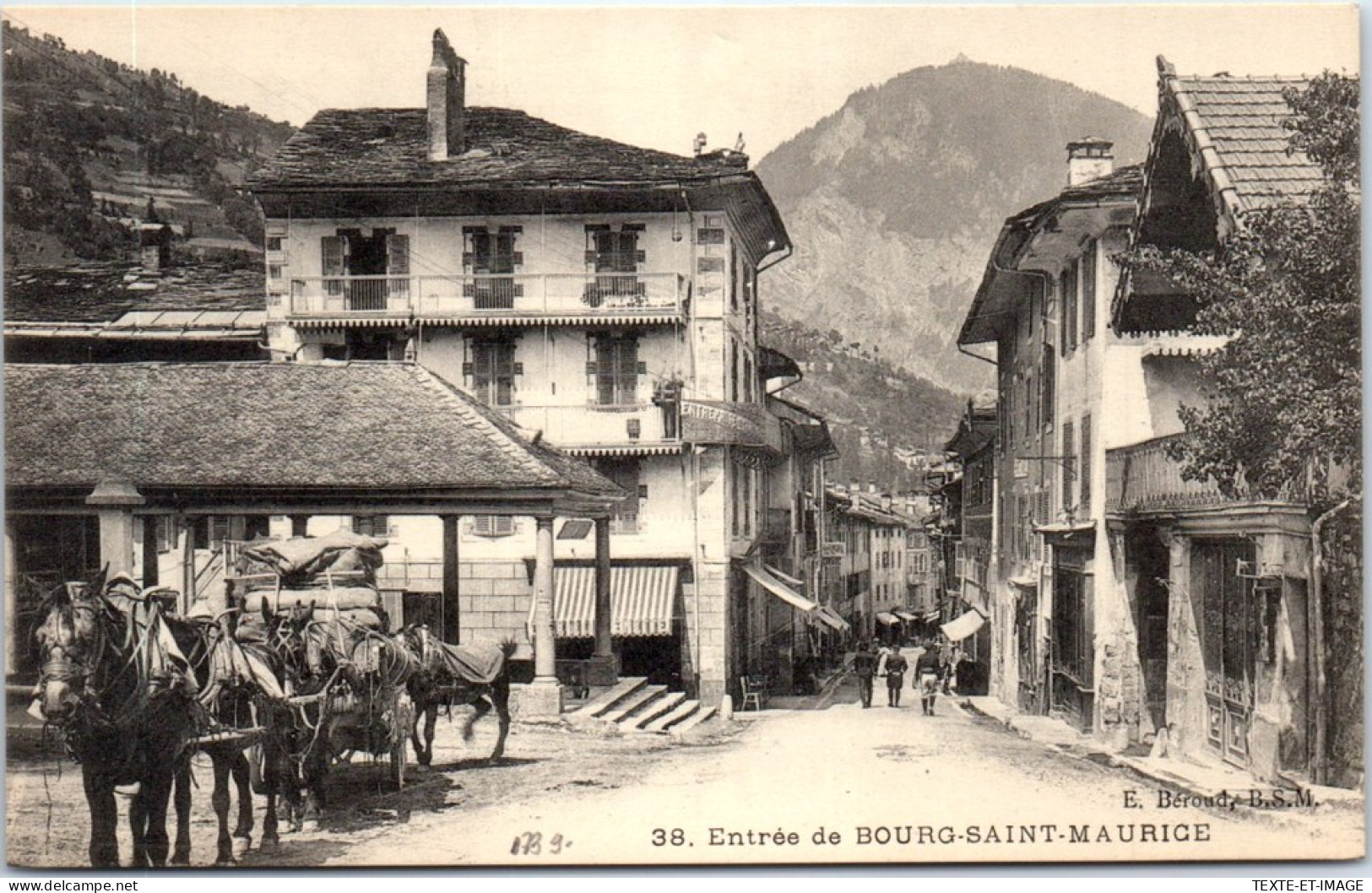 73 BOURG SAINT MAURICE - Entree De La Localite  - Bourg Saint Maurice