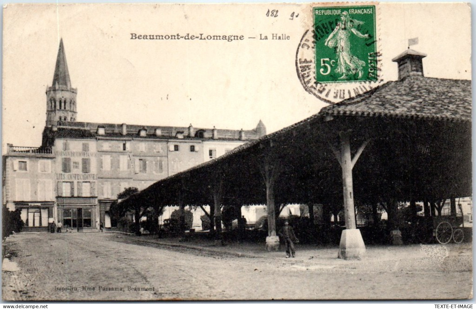 82 BEAUMONT DE LOMAGNE - La Halle. - Beaumont De Lomagne