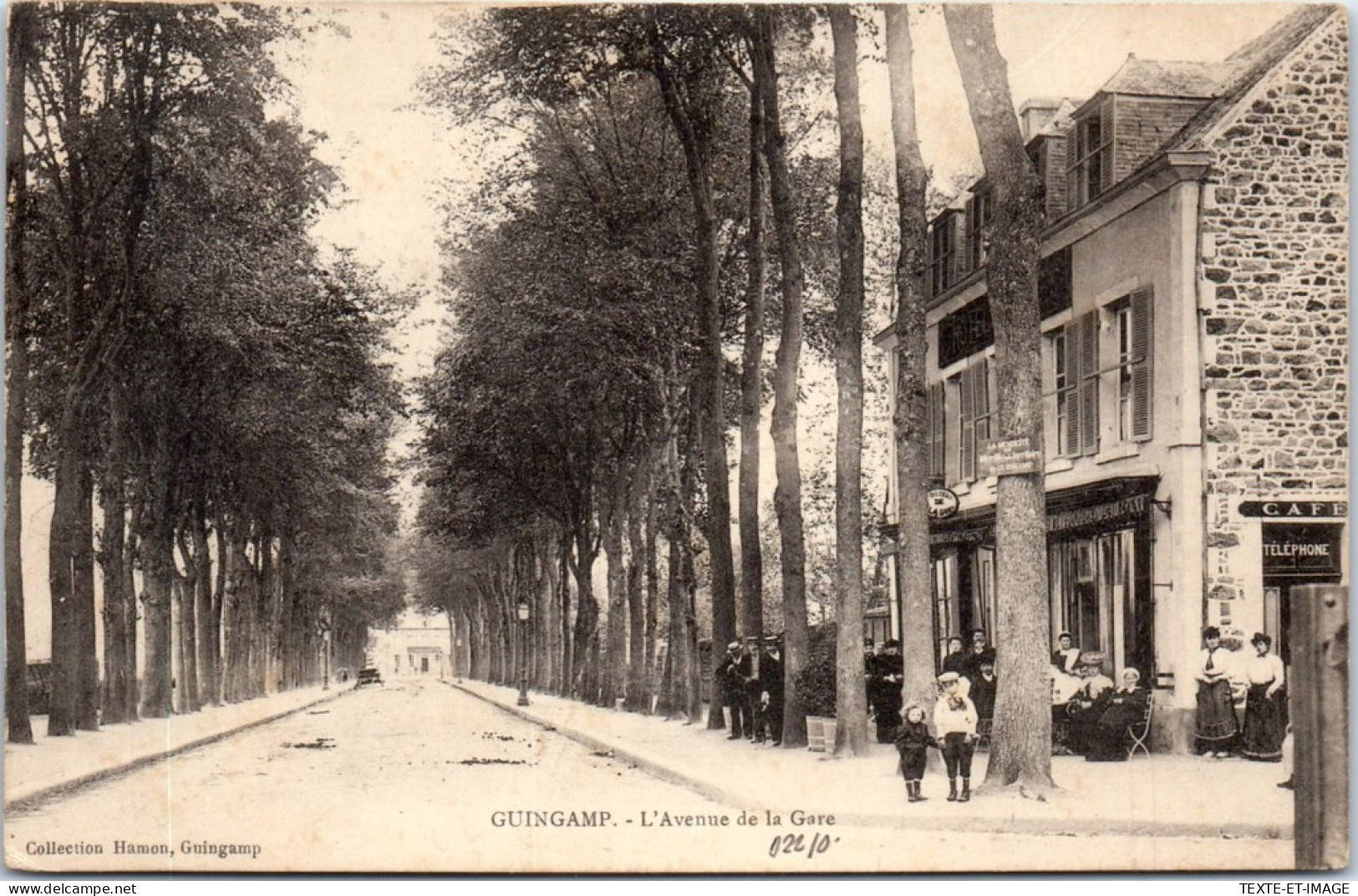 22 GUINGAMP - L'avenue De La Gare, Perspective -  - Guingamp