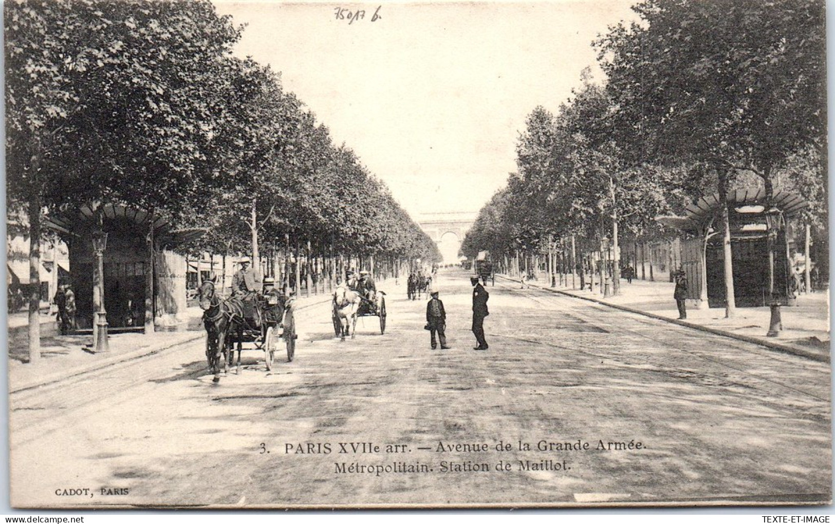 75017 PARIS - Avenue De La Grande Armee  - Arrondissement: 17