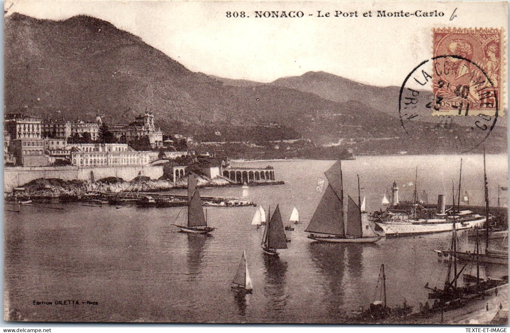 MONTE CARLO - MONACO - Le Port Et Monte Carlo. - Other & Unclassified