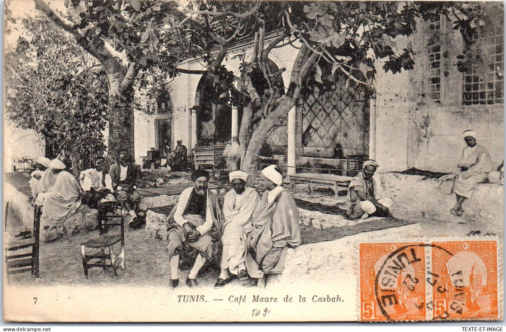 TUNISIE - TUNIS - Cafe Maure De La Casbah  - Tunisia