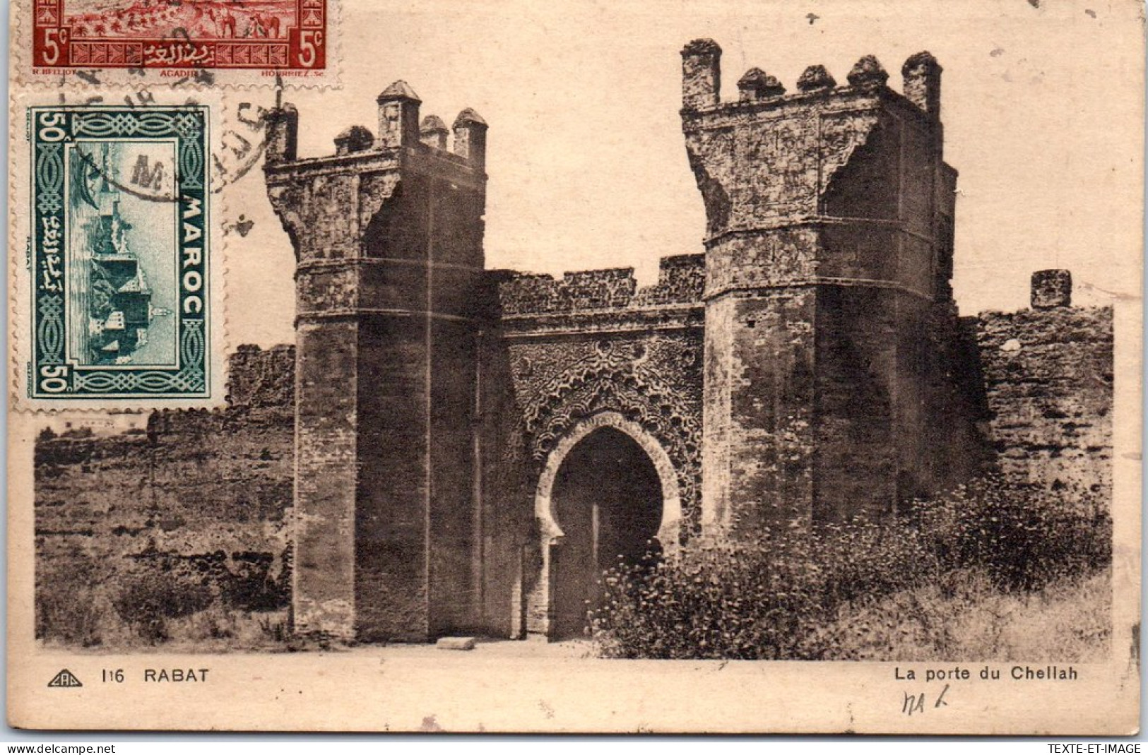 MAROC - RABAT - Vue De La Porte Du Chellah  - Rabat