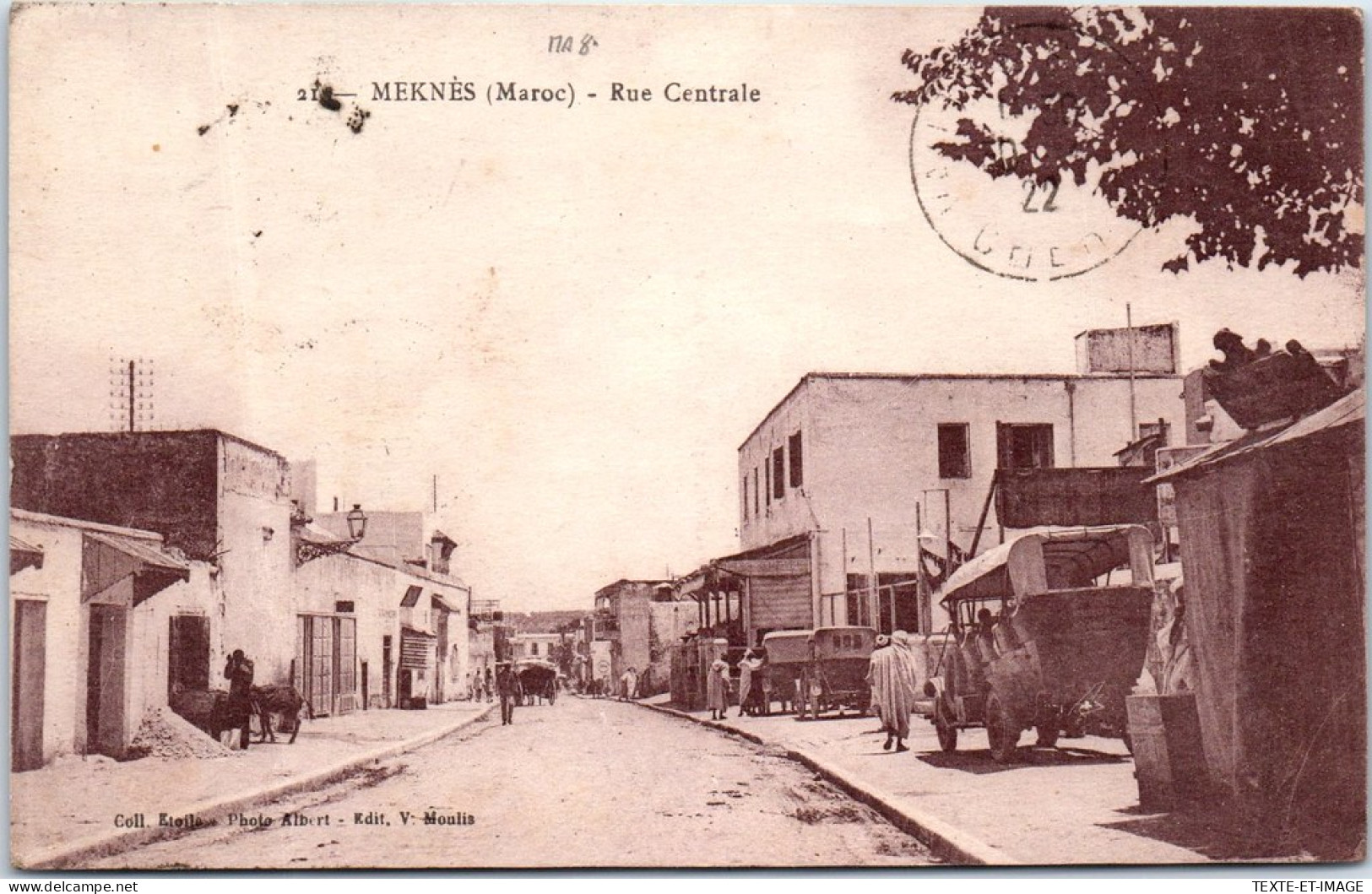 MAROC - MEKNES - Rue Centrale  - Meknes