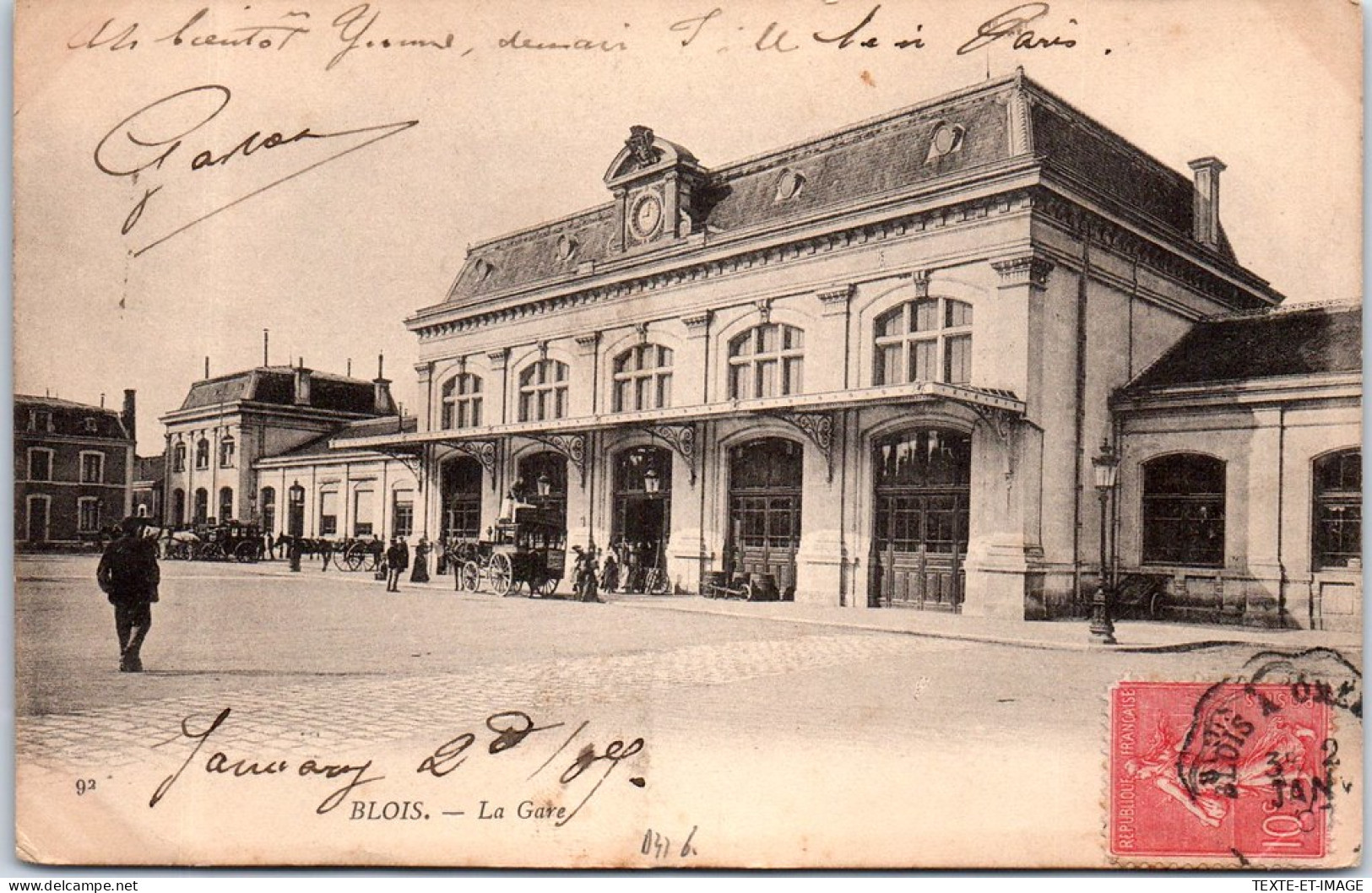 41 BLOIS - La Gare, Facade. - Blois