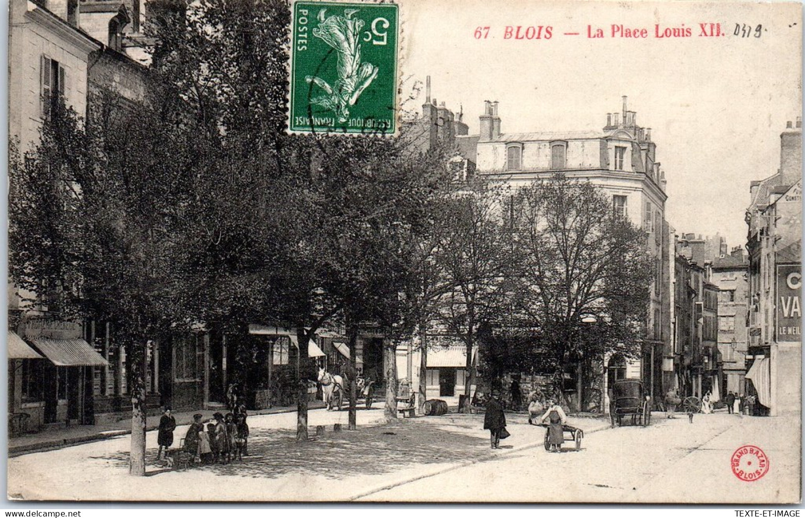 41 BLOIS - La Place Louis XII. - Blois