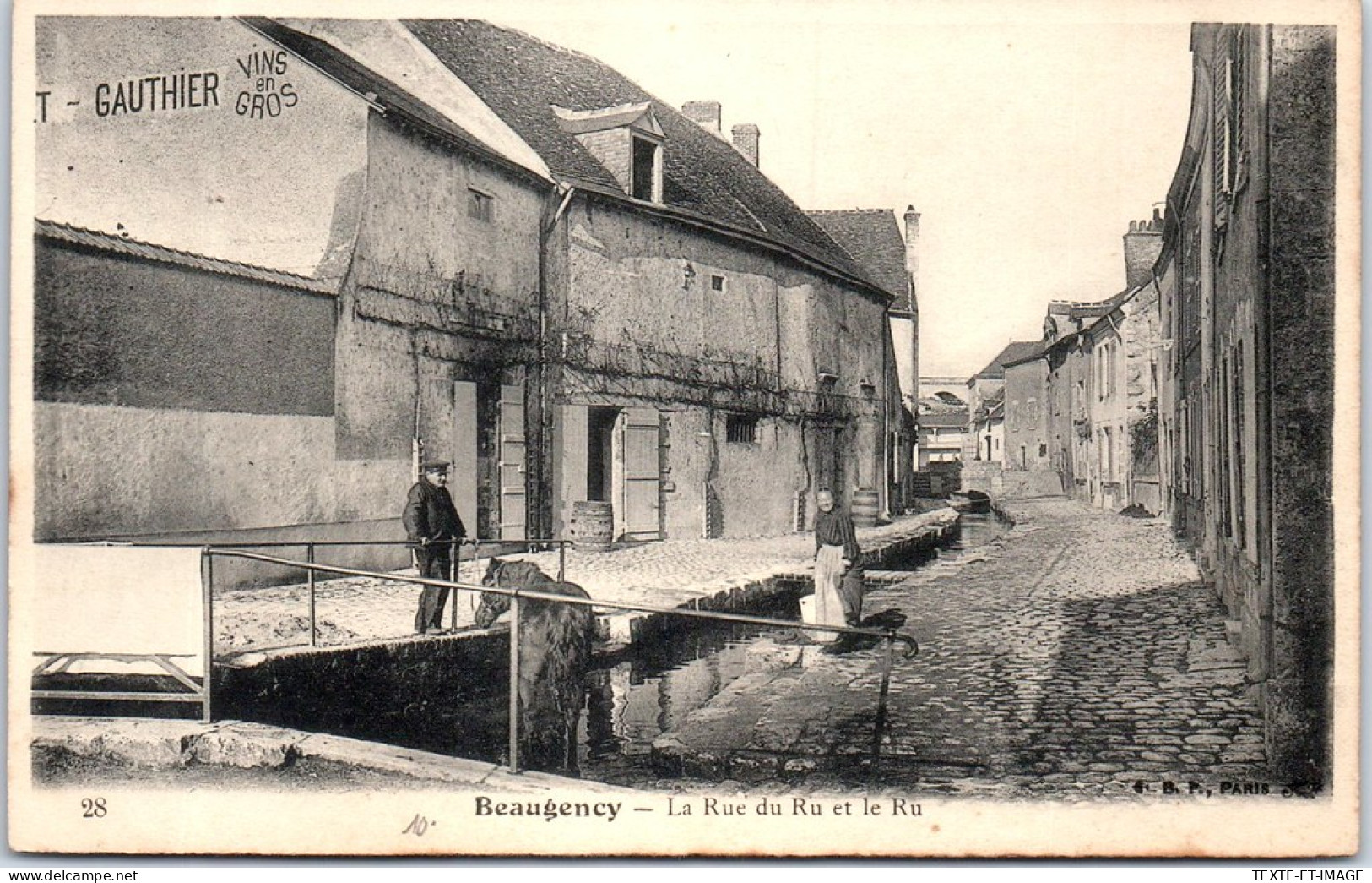 45 BEAUGENCY - La Rue Du Ru Et Le Ru  - Beaugency