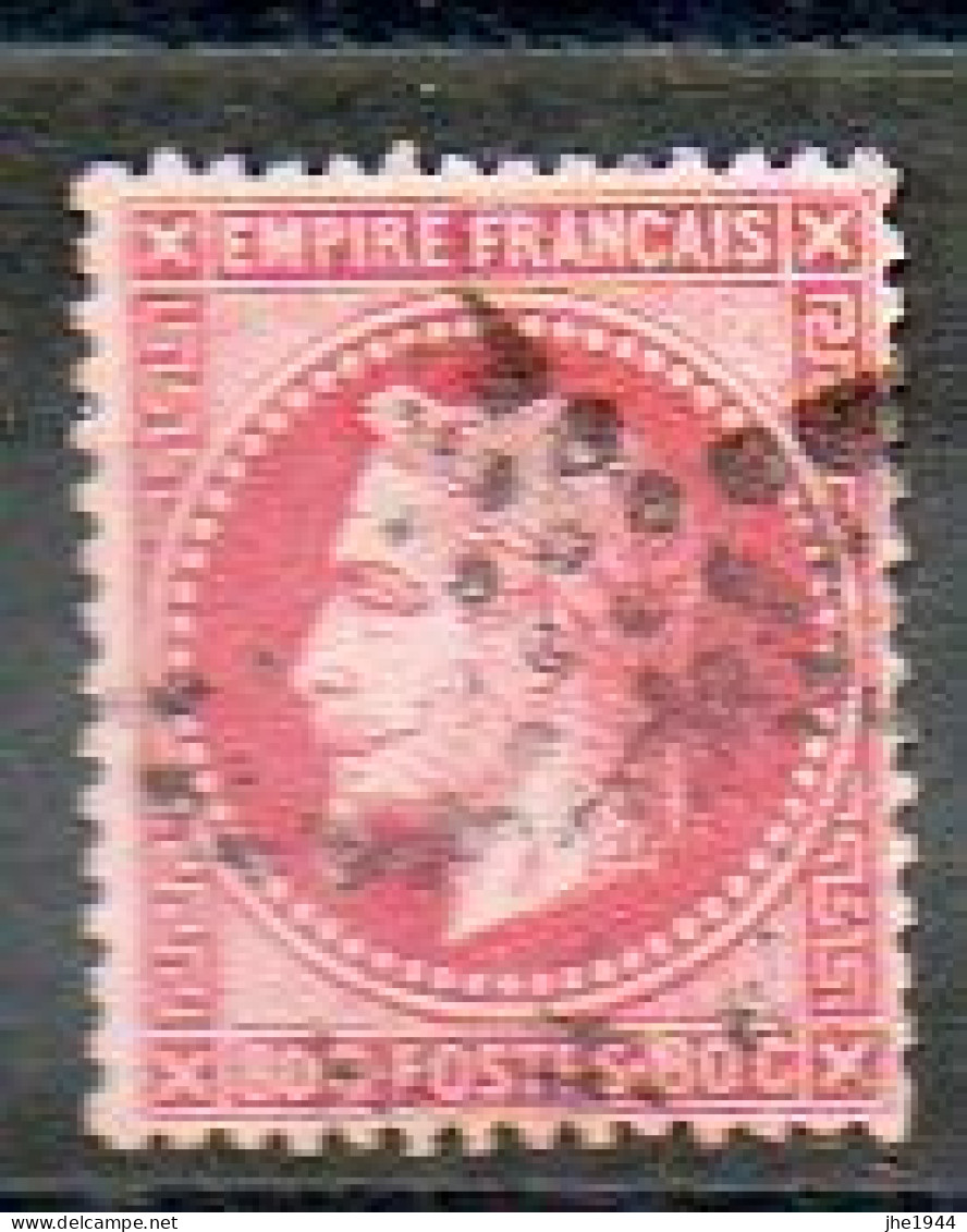 France N° 32 Napoléon III 80 C Rose - 1863-1870 Napoléon III. Laure