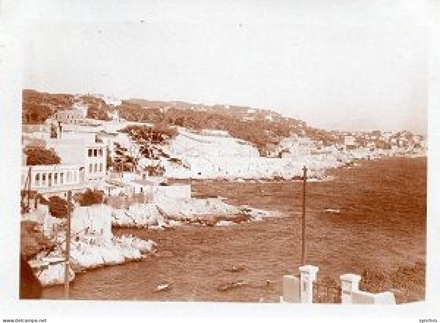 Photo  :  Vue De La Corniche 1935 - Endoume, Roucas, Corniche, Stranden