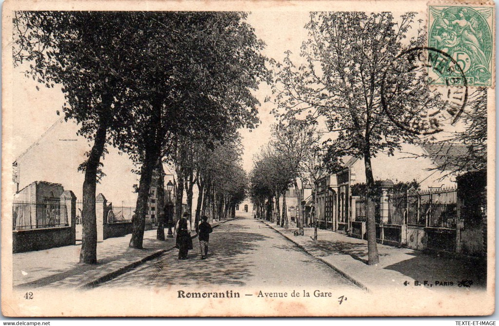 41 ROMORANTIN LANTHENAY - Perspective De L'avenue De La Gare. - Romorantin