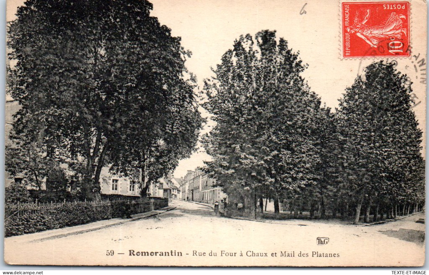 41 ROMORANTIN LANTHENAY - Rue Du Four A Chaux, Mail Des Platanes - Romorantin