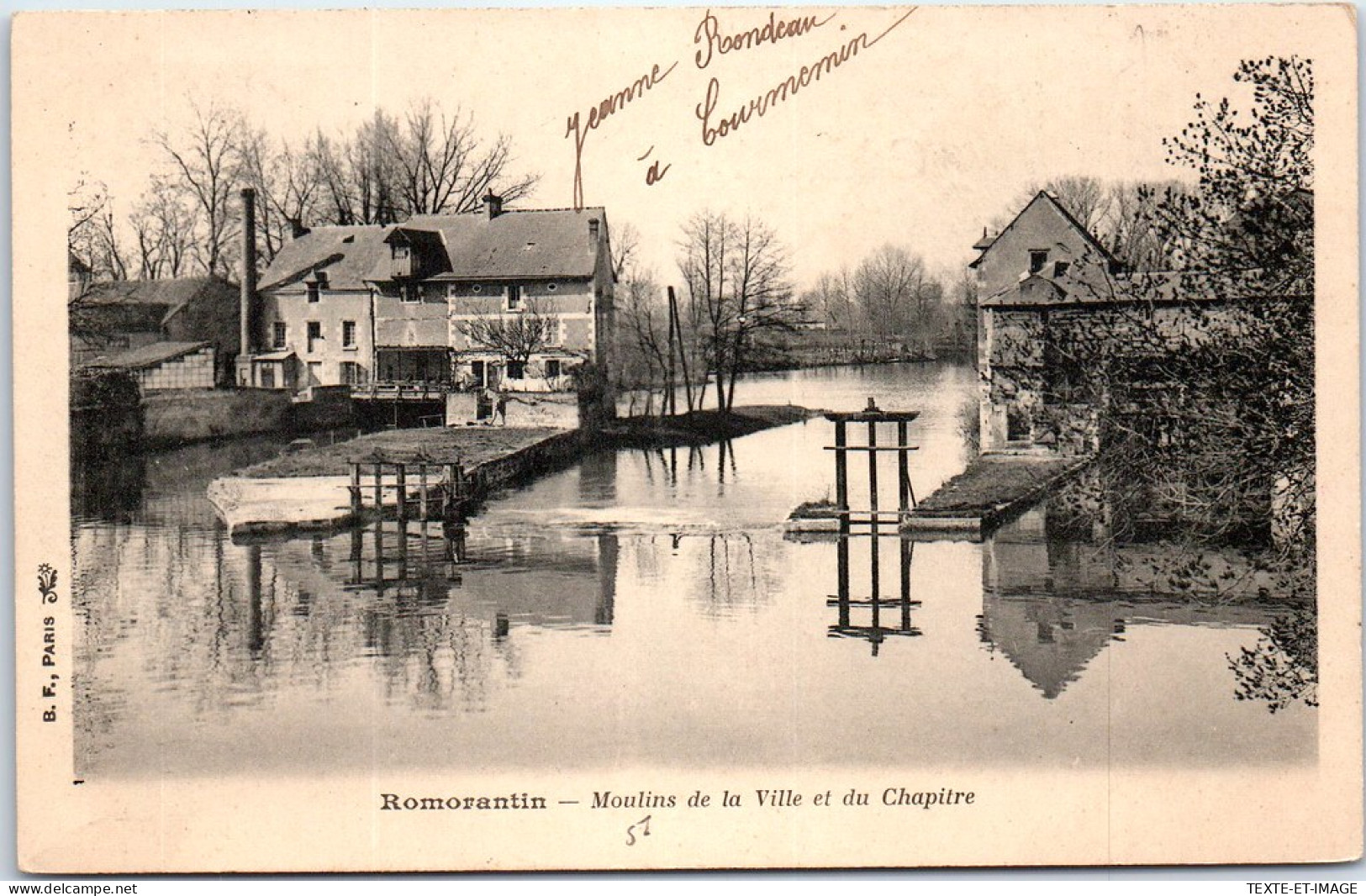 41 ROMORANTIN LANTHENAY - Moulins De La Ville Et Du Chapitre. - Romorantin