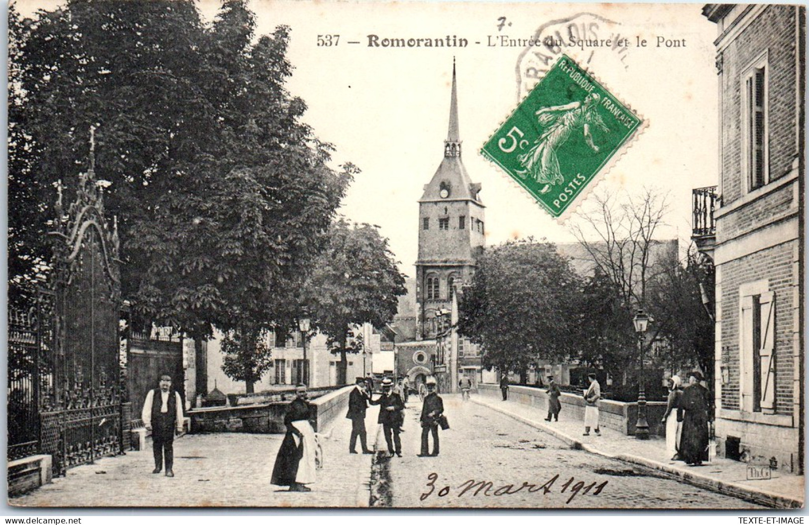 41 ROMORANTIN LANTHENAY - Le Square - Le Pont -  - Romorantin