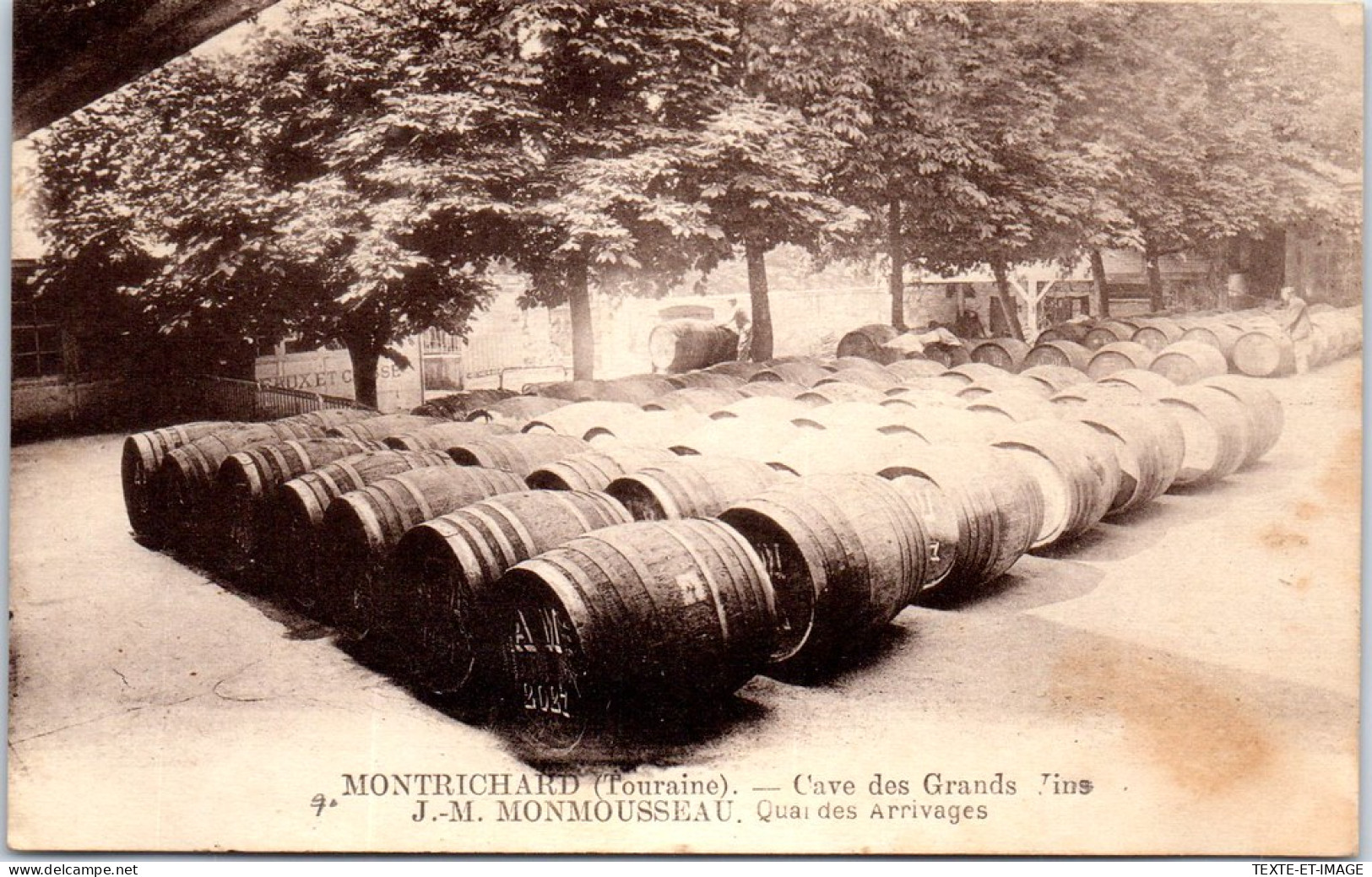 41 MONTRICHARD - Quai D'arrivage Des Vins Monmousseau. - Montrichard