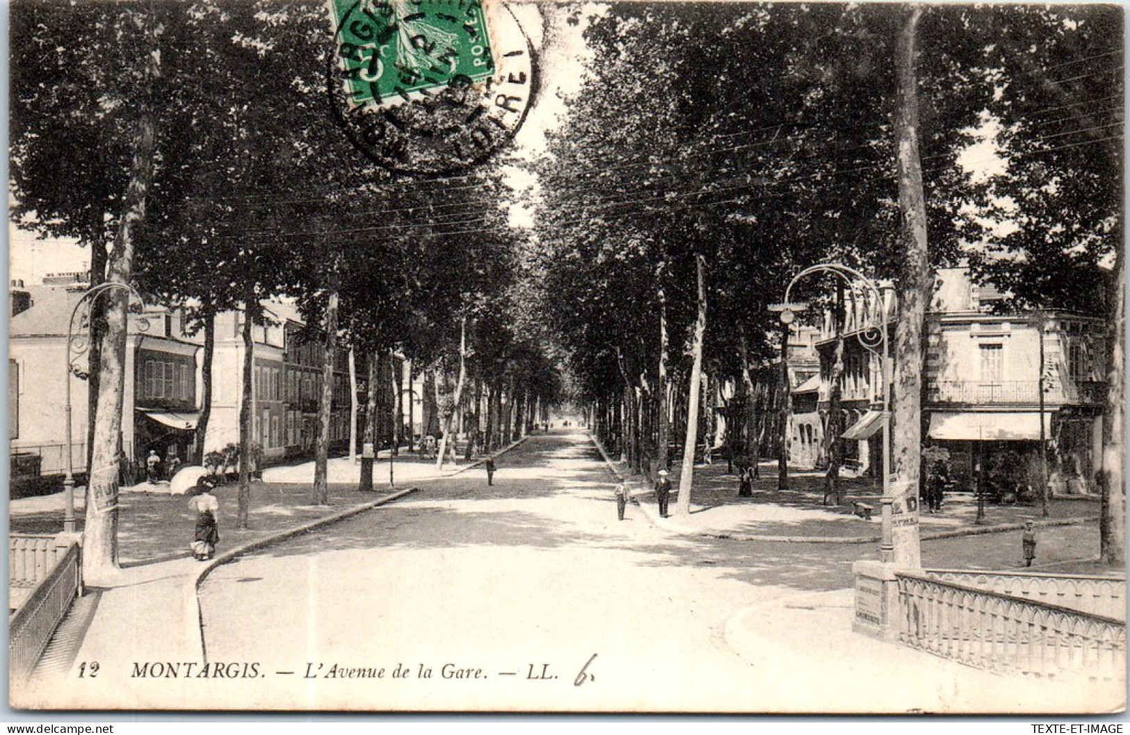 45 MONTARGIS - L'avenue De La Gare - Vue D'ensemble. - Montargis